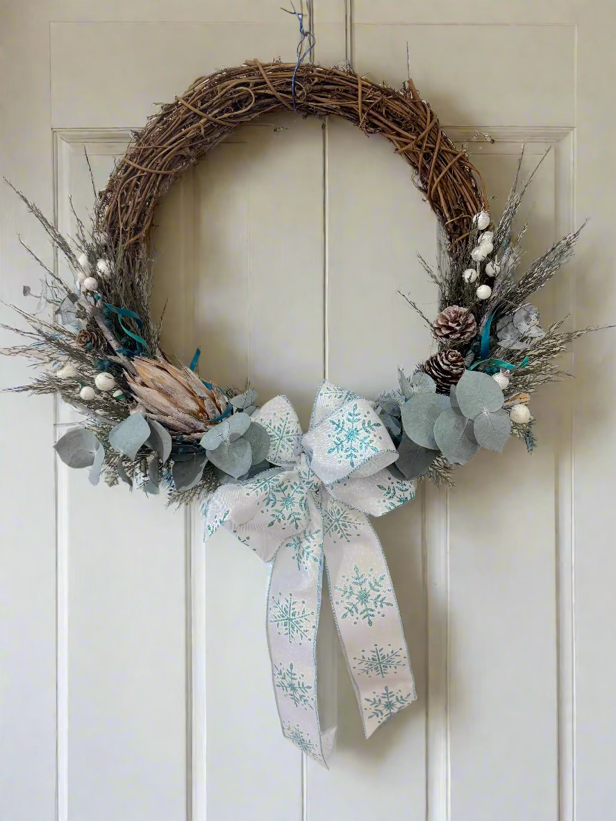 Dried Flower Christmas Wreaths