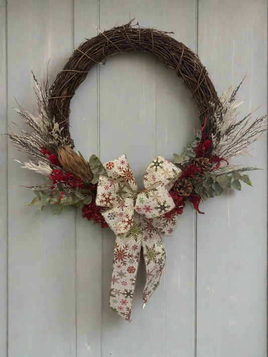 Dried Flower Christmas Wreaths